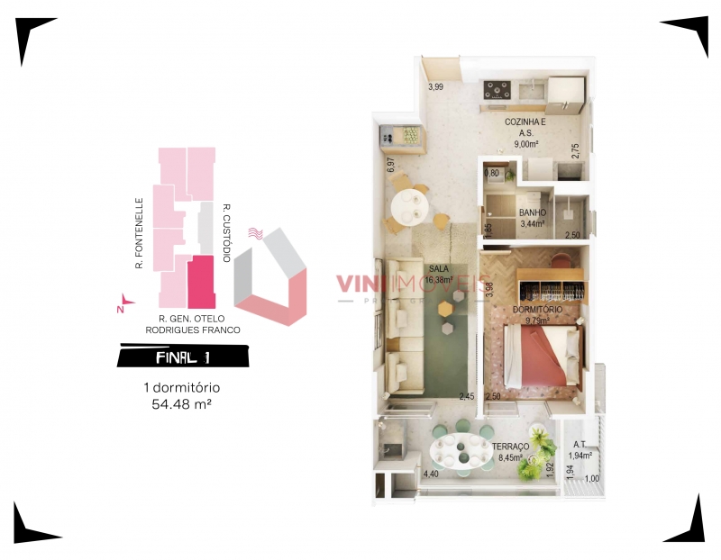 Apartamento em Canto Do Forte