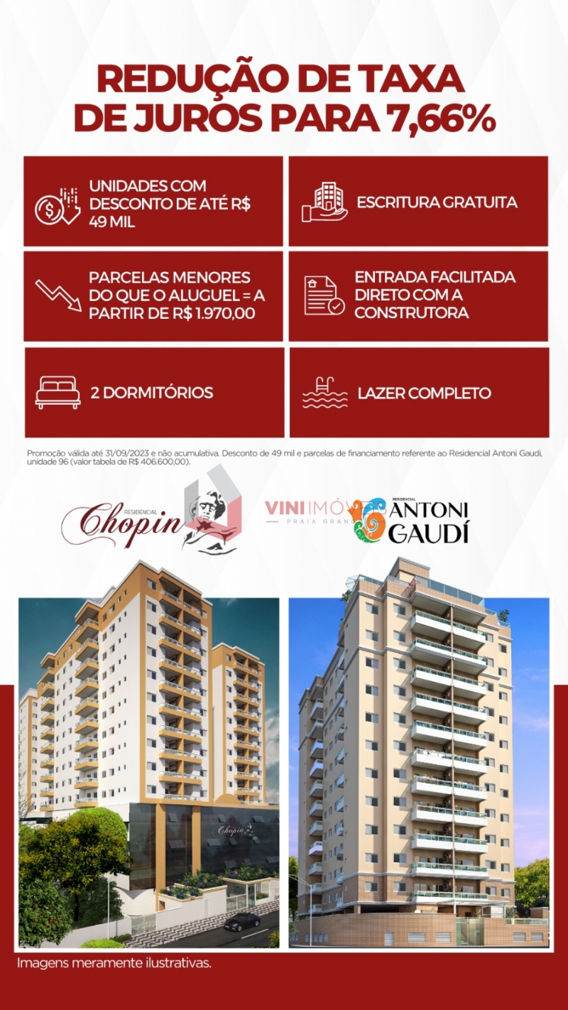 Apartamento em Canto Do Forte